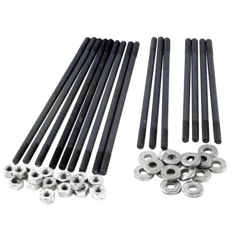 Chromoly Case Stud Kit, 8mm, Stock Length - T Dubs V Dubs