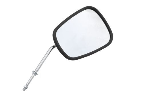 EMPI Mirror, Type 2, 55-67, Fits Left or Right, Each (Elephant Ear Style) Black trim around glass - T Dubs V Dubs