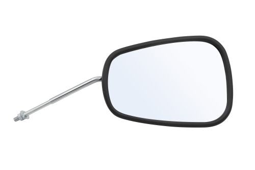 EMPI Mirror, Type 2, 55-67, Fits Left or Right, Each (Elephant Ear Style) Black trim around glass - T Dubs V Dubs