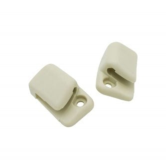 EMPI Sun Visor Clips, Type 1, 65-67, Type 2, 68-79, Ivory, Pair - T Dubs V Dubs