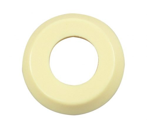 EMPI Window Handle Escutcheon, 56-67, Ivory - T Dubs V Dubs